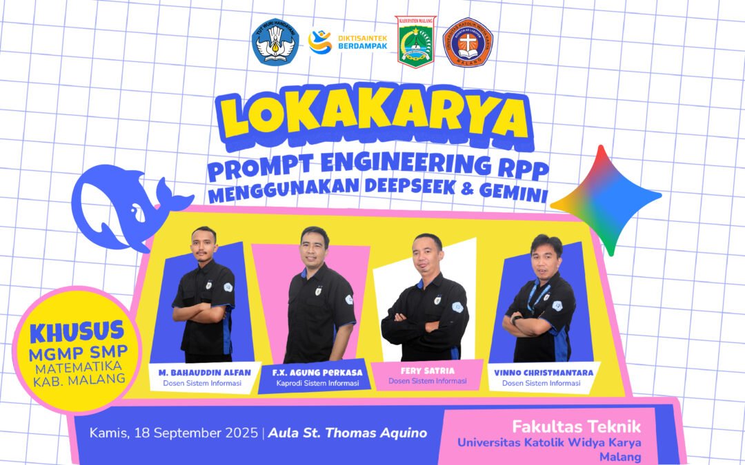 UKWK Malang dan MGMP Matematika Sinergi, Gelar Lokakarya Inovatif Penyusunan RPP Berbantu AI