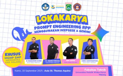 UKWK Malang dan MGMP Matematika Sinergi, Gelar Lokakarya Inovatif Penyusunan RPP Berbantu AI